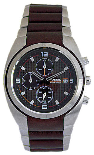 Pasek do zegarka (Pasek + obudowy kombinacja) Fossil CH2449 Stal nierdzewna Brązowy 24mm